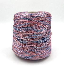 Пряжа Carol, Filati Be.Mi.Va, вискоза, цвет розово-синий